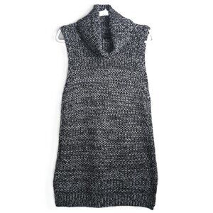 Banana Republic Sleeveless Turtleneck Tunic Sweater M